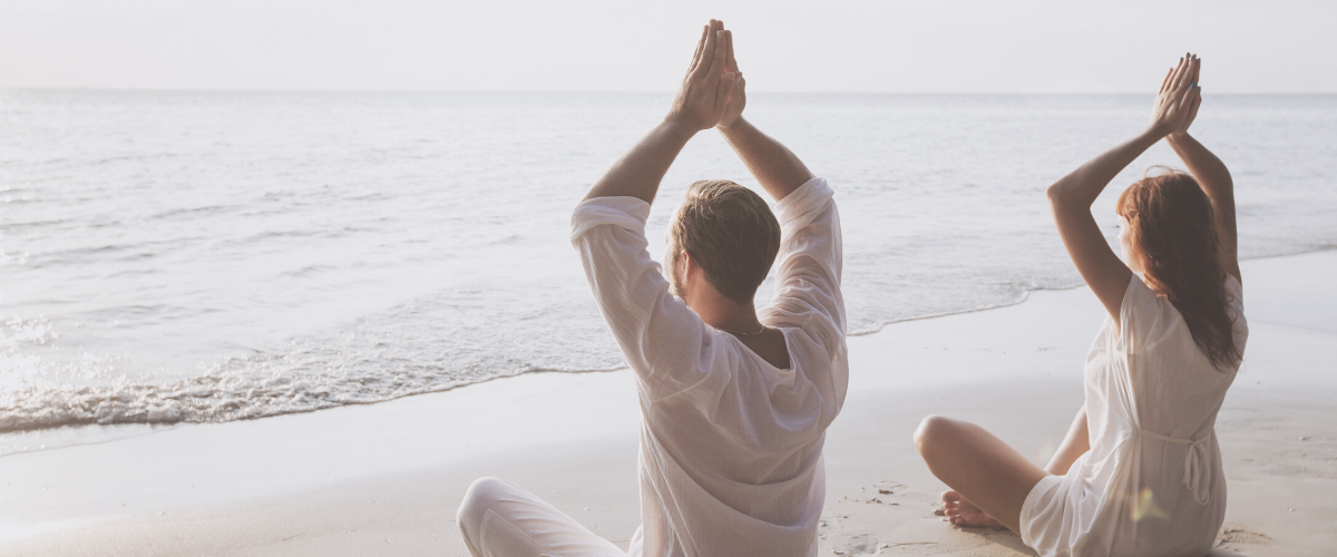 yoga beach