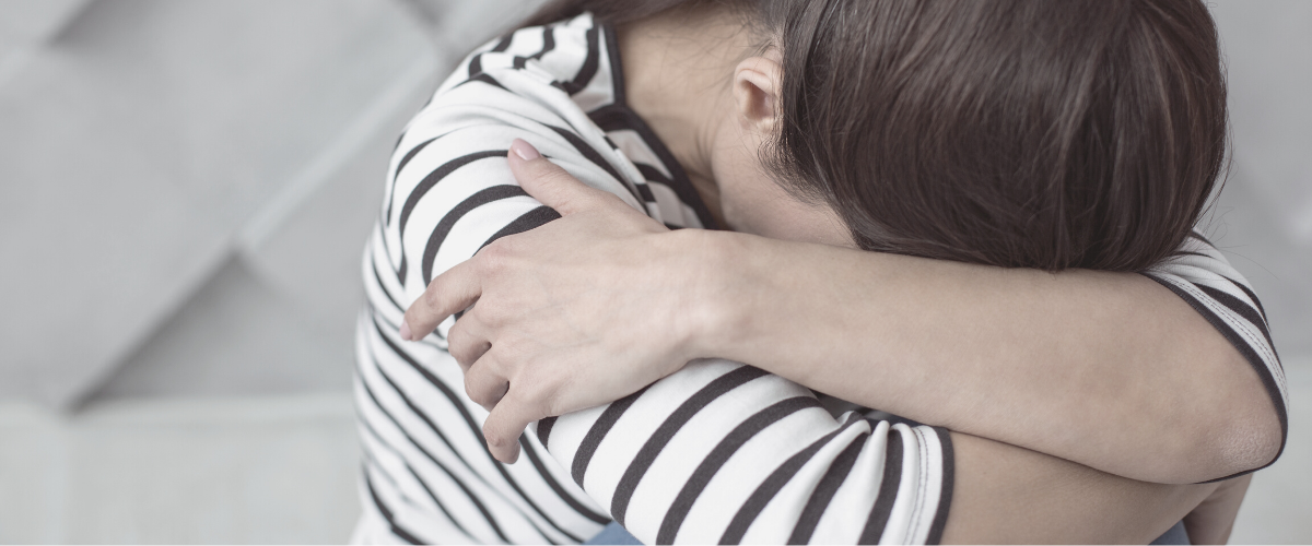 woman sorrow sad